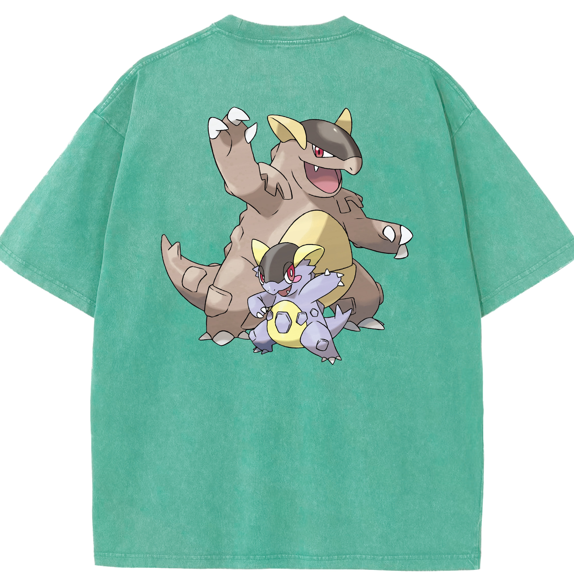 （画像用） ポケットモンスター Pokémon 綿100% ヴィンテージ風 半袖Tシャツ（背面プリント）